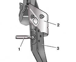  Педальный узел Skoda Fabia